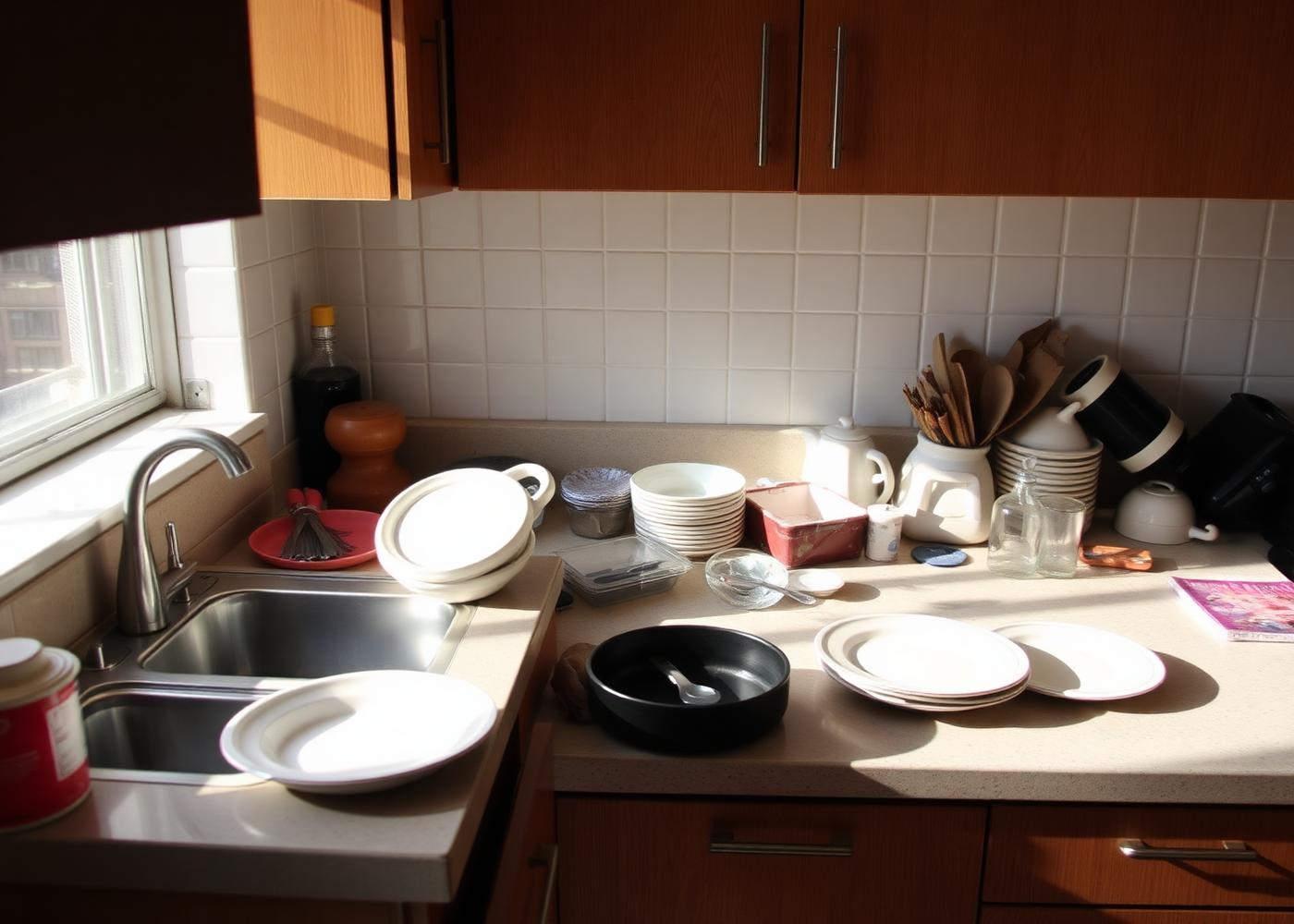 Cucina · Appartamento privato – prima
